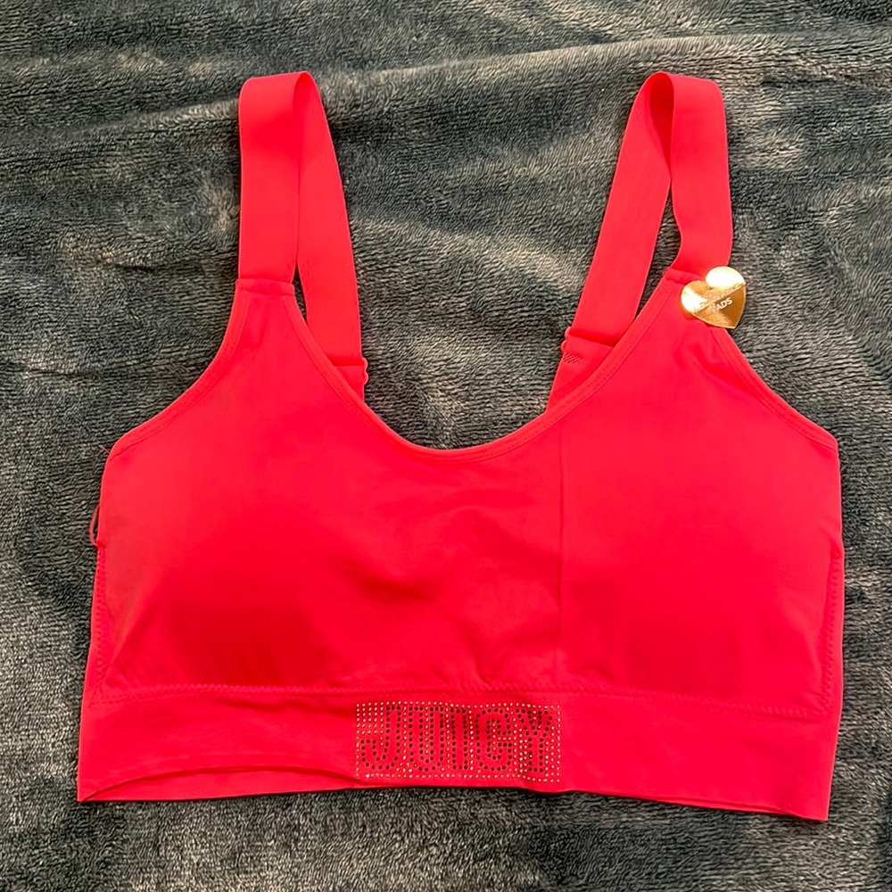 Hot Pink Juicy Couture plus size sports bra size 3x